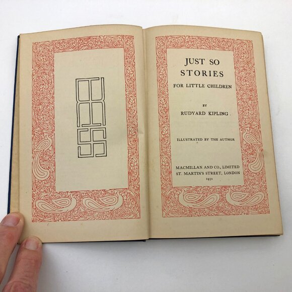 Just So Stories Rudyard Kipling 1931 MacMillan and Co. Limited London - Picture 6 of 11